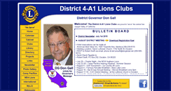 Desktop Screenshot of lions4-a1.org